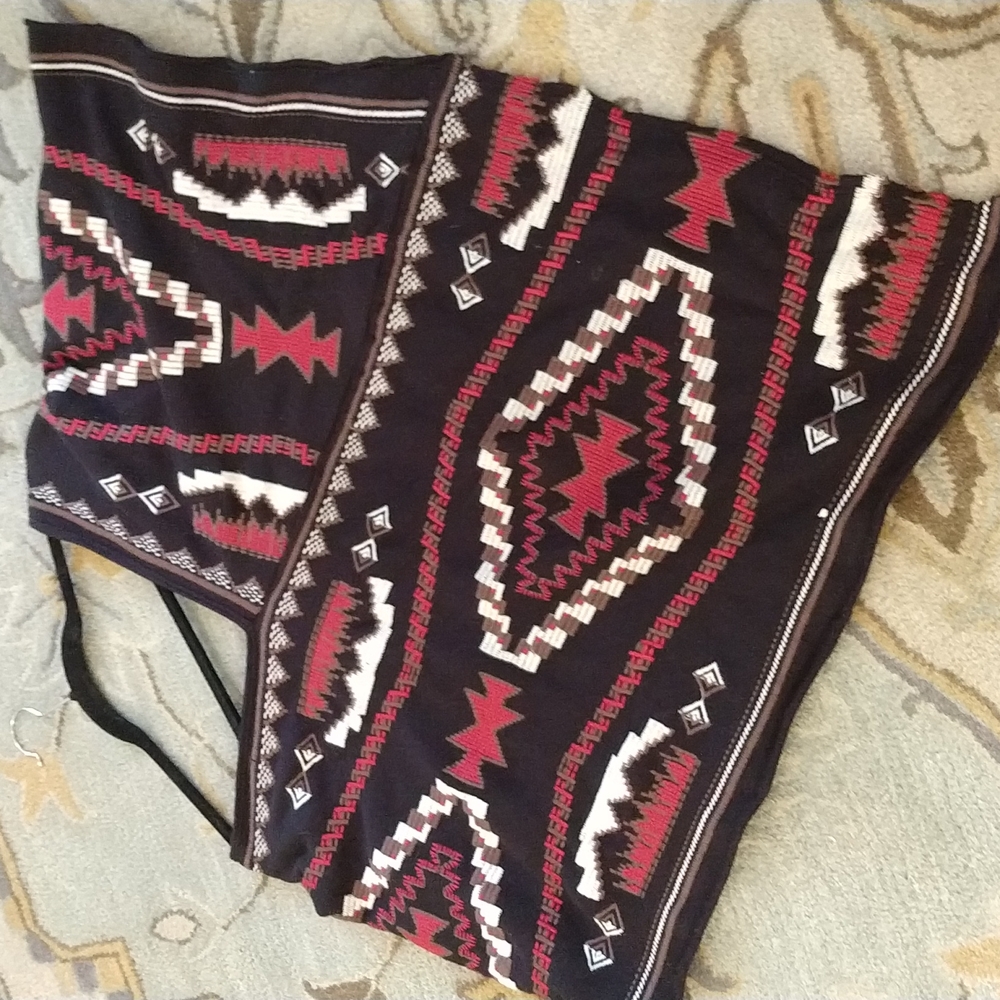 Johnny Was knit embroidered pocho